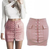 Fashion Women Sexy Slim Pocket Bandage Skirt
