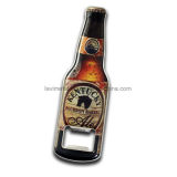 Custom Full Color Printed Bottle Shape Metal Beer Bottle Opener