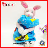Children Cute Pink Rabbit Animal Soft Plush Toy Baby Blanket