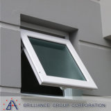 Frosted Glass Awning Window/Aluminum Glass Toilet Awning Window