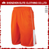 Hot Selling Blank Polyester Basketball Shorts Orange (ELTBSI-14)