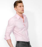 Made to Measure Long Sleeve Men's Slim Fit Cotton Shirt Dress Shirt. (MTM140211)