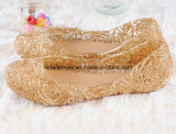 Lady Latest High Quality Crystal Jelly Sandals (FF614-4)