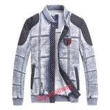 Mens 100%Cotton Fashion Casual Jacket Sweater (J-1621)