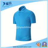 Blue Color Quick Dry Polo Tshirt for Design