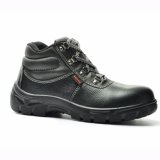 Embossed Buffalo Leather PU Outsole Men Safety Shoes