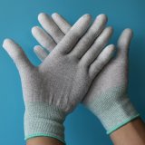 Antistatic Grey Color ESD Glove with PU Coating