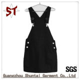 OEM Original Casual Black Strap Short Dress for Girl