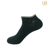 Men's Dots Mercerized Cotton Ankle Dress Casual Socks