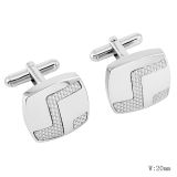 China Fashion Men's Cuff Links Stainless Steel Men's Cuff Links