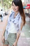 Digital Printed Silk Crepe Georette Scarf