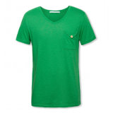 Very Low Price Mens Plain V-Neck T-Shirt Cotton Fabric
