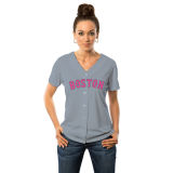 Women's Gray Cool Baseball T Shirt