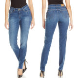 Factory OEM Fashion Women Skinny Denim Pants Basic Cotton Jeans