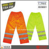 High Visibility Custom Waterproof Pants 100% Polyester Warm Pants Winter Trousers