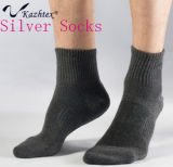 Professional Climbing Silver Fiber Cotton Socks for Men