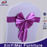 Hot Selling Wholesale Colorful Satin Fabric Wedding Used Chair Sashes