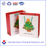 2016 China Factory Professional Custom Printed Hot Sale Christmas Shopping Paper Bag