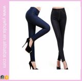 High Quality Plus Size Women Fashion Warm Fur Thick Jeans Tights (14348)