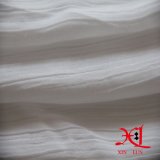 White Jacquard Silk Chiffon Fabric Wrinkle for Dress