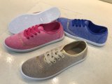 Lady Latest Women Cotton Fabric Injection Casual Shoes