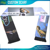 Customized Design Screen Printed Knitted Polyester Fan Scarf (J-NF19F10004)
