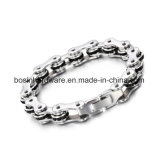 Silver Stainless Steel Bicycle Chain Bracelet