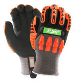 TPR Anti-Impact Nitrile Dipped Warm Mechanical Winter Work Gloves