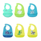 FDA Organic Silicone Baby Wear Aprons Packageable Kids Bibs