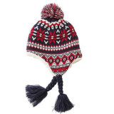 Ear Flap Hat Beanie Knit Warm Winter Hat