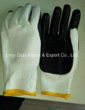 10G T/C Safety Glove with Laminated Latex Rubber