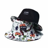 Custom Summer High Quality Promotional Cap Full Print Polyester Bucket Hat Sun Hat