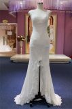 Front Slit Lace Mermaid Party Evening Bridal Wedding Dress Gown Mat-146