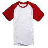 Cheap Personalized Round Neck Knitted 100%Cotton Men Mixed Color Tshirt
