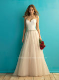 Beautiful Sweetheart Lace Bridal Gown Ivory A-Line Wedding Dress