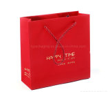 Personalized Christmas Wine Fancy Paper Gift Bags with Handles