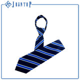 Classic Blue Stripes Silk Woven Uniform Necktie