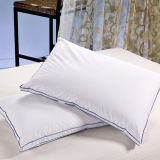 Luxury Double Firm with Piping Pillow 5 Star Hotel Down Pillow