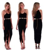 OEM Plus Size Long Maxi Summer Beach Women Chiffon Dress