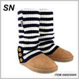 New Striped Knitted Buttons Leg Warmers (SNXDX005)