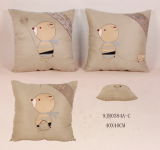 Azo-Free Baby Bear Embroidery Cushions in Suede