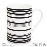 Ceramic Stoneware New Design Black Stripe Mug