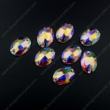 Oval Flat Back Glass Sew on Stones for Garment Accessories