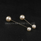 Fashion Metal Jewelry Long Brooch Clothes Decoration Shawl Pins Pearl