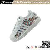 Classic Kids Casual Shoes Skate PU White Shoes 16001n-2