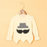 T11510 2015 Autumn Korean Style Soft Kids Girls Pullover Long Sleeve Irregular Hem Shirts Girl Children Shirt for Wholesale