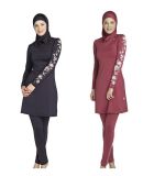 Dital Printed Islamic Long Swimsuit Hot Sell Muslim Dress
