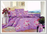 Poly-Cotton Queen Size High Quality Lace Home Textile Bed Sheet