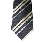 Men's Fashion Striped Design Woven Silk Neckties