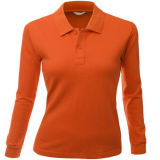 Women Apparel Fashion Cotton Polo Shirt